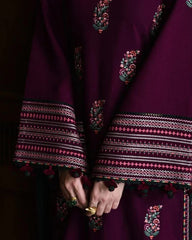 BATIK DHANAK PREMIUM UNSTICHED EMB 3PC