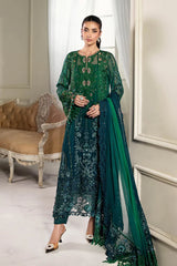 MARIA.B CHIFFON UNSTITCHED EMB D-01 SUIT