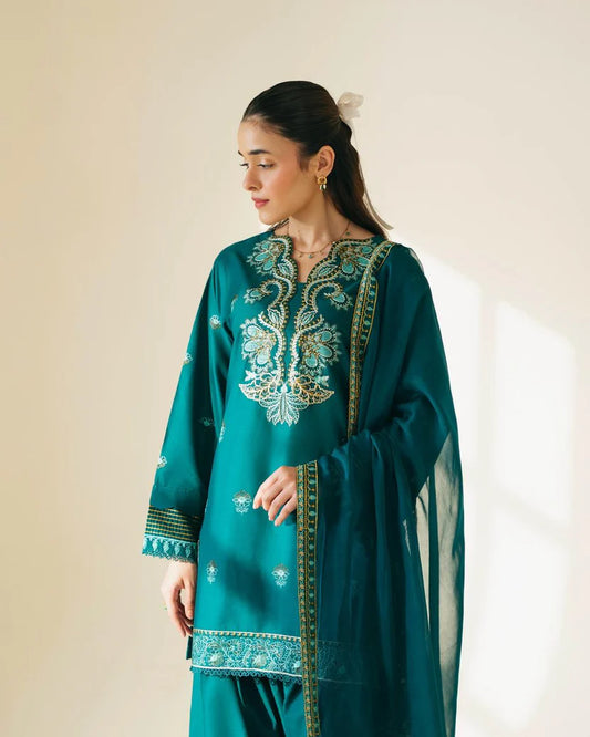 CROSS STITCH LAWN LUXURY UNSTITCHED EMB 3PC