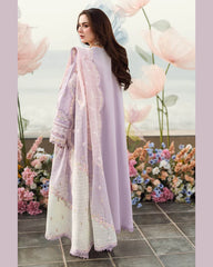 Qalmkar Dhanak with Printed shawl 3 Pcs Suit