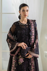 MARIA.B CHIFFON UNSTITCHED EMB D-02 SUIT