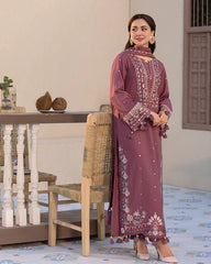 JADE LAWN PREMIUM UNSTITCHED EMB 3PC