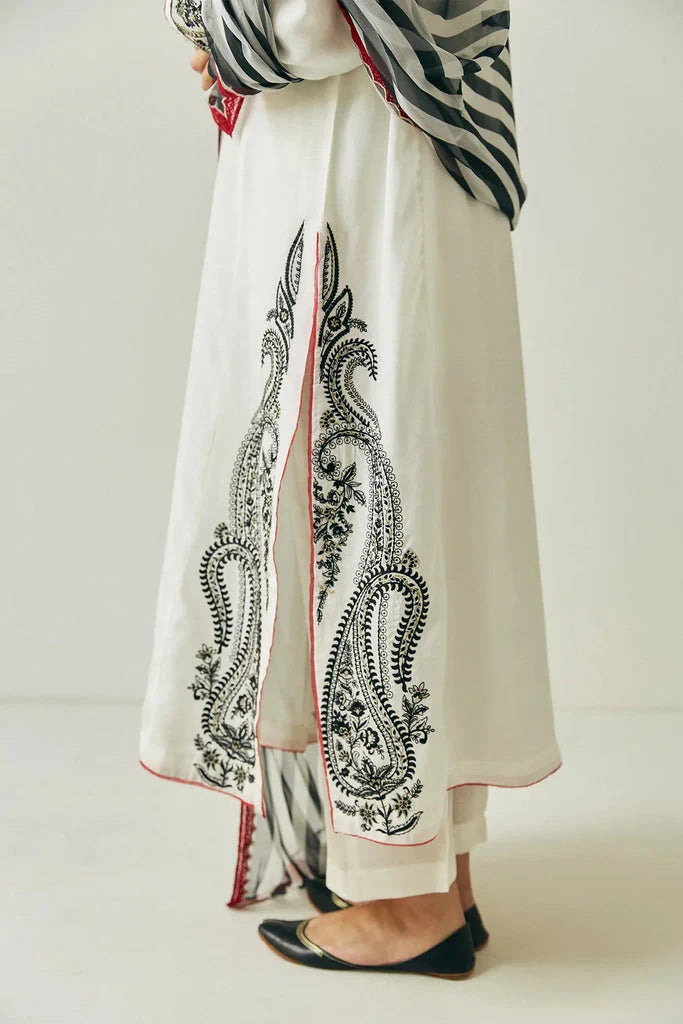 ZARA SHAHJAHAN LAWN LUXURY UNSTITCHED EMB 3PC