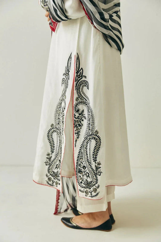 ZARA SHAHJAHAN LAWN LUXURY UNSTITCHED EMB 3PC