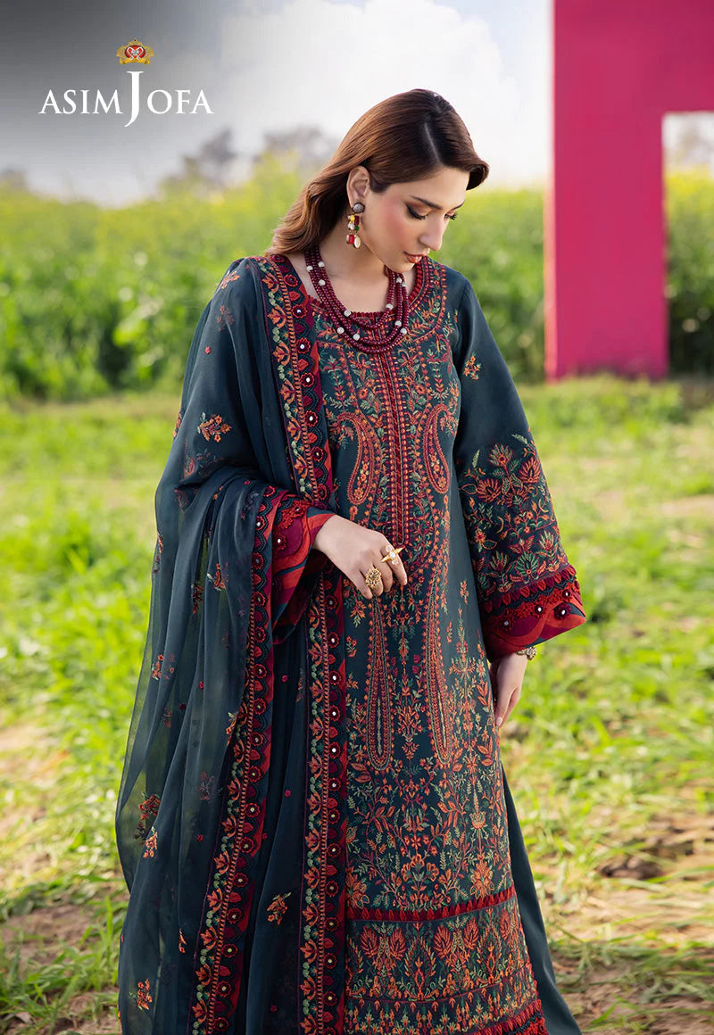 ASIM JOFA LAWN LUXURY UNSTITCHED EMB 3PC