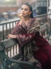 IZEL LAWN PREMIUM UNSTITCHED EMB 3PC