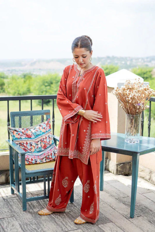 UGRE LAWN PREMIUM UNSTITCHED EMB 2PC