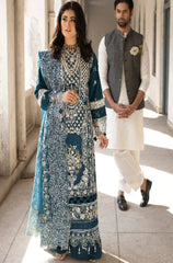 MAHNUR | SELENE | UNSTITCHED LAWN 3PC