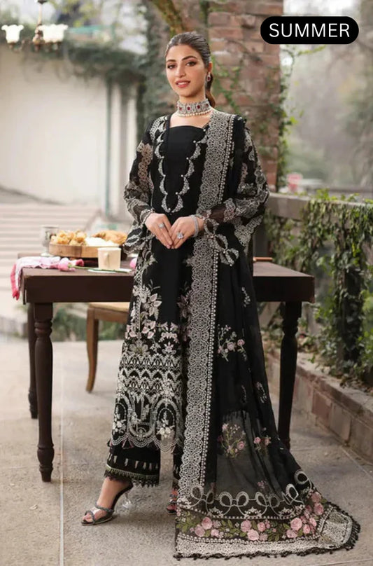 Asim Jofa - Summer 3PC Lawn Emb Suit