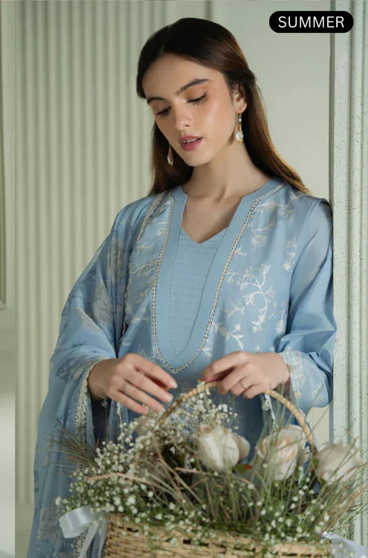 Cross Stitch - Summer 3PC Lawn Emb Suit