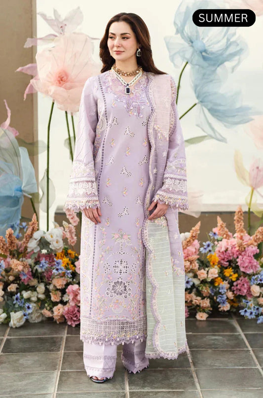 Qalamkar - Summer 3PC Lawn Emb Suit -