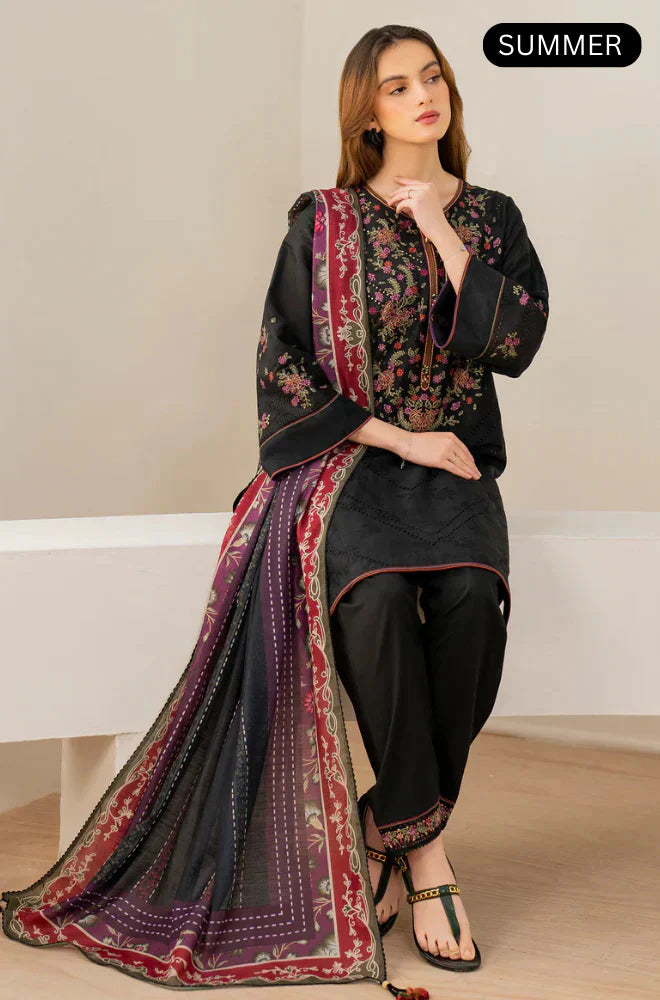 Jazmin - Summer 3PC Lawn Embroidered Suit