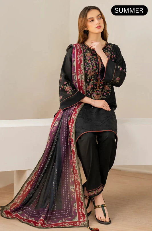 Jazmin - Summer 3PC Lawn Embroidered Suit