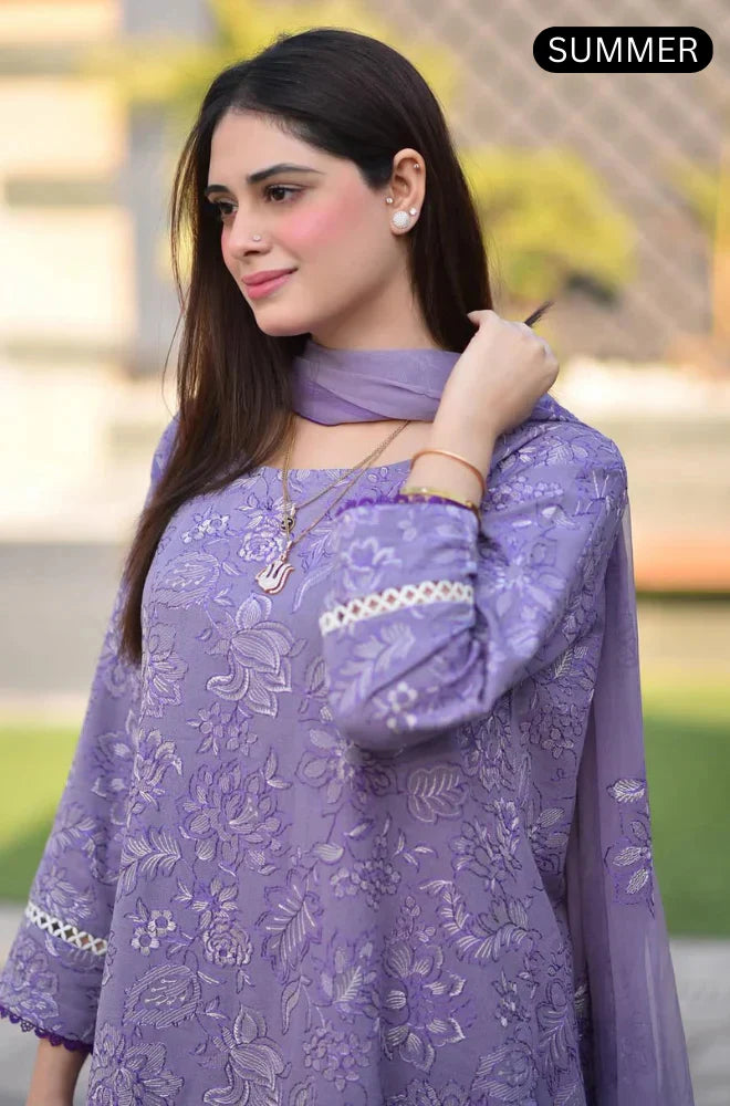 Summer 3PC Lawn Embroidered Suit
