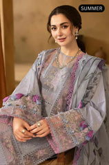 Qalamkar - 3PC Lawn Embroidered Suit With Embroidered Dupatta