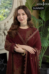 Asim Jofa - Summer 3PC Embroidered Lawn Suit -