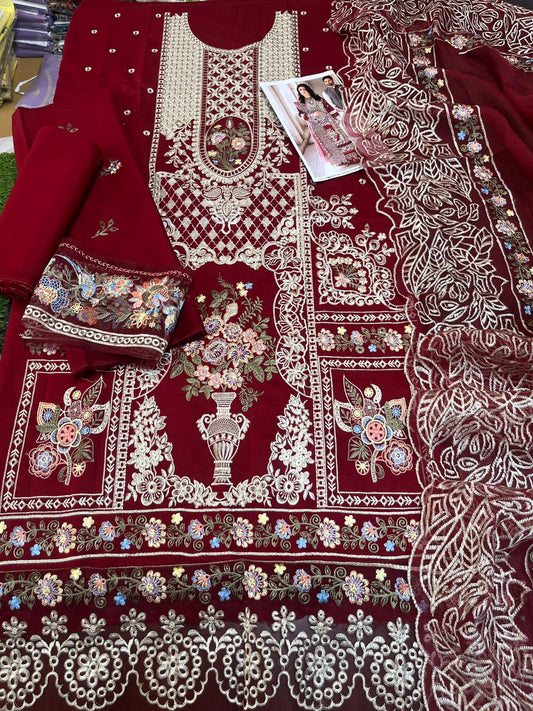 MAHNUR | SELENE | UNSTITCHED LAWN 3PC