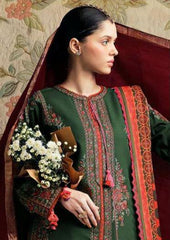 HUSSAIN REHAR DHANAK UNSTITCHED EMB 3PC