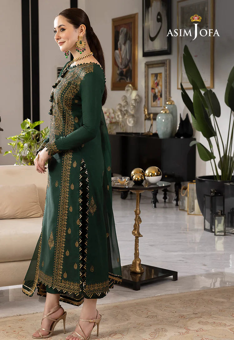 Asim jofa 3pc DHANAK UNSTITCHED EMB 3PC
