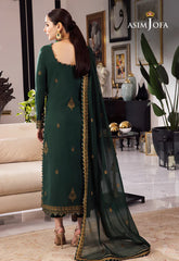 Asim jofa 3pc DHANAK UNSTITCHED EMB 3PC