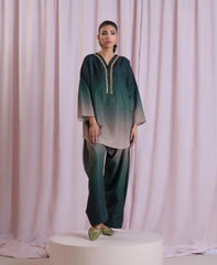 Shamoze Silk Digital Tye ‘N’ Dye 3pc Unstitched Suit - 04
